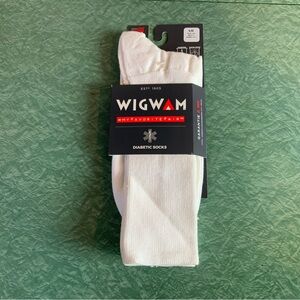 Wigwam White Diabetic Walker Socks